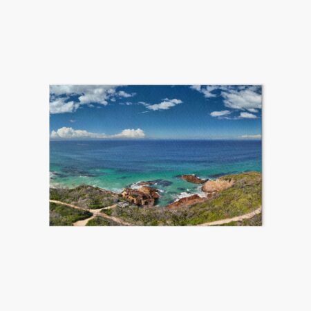 Item preview, Coastal Beauty: A Panoramic View of Mallacoota's Mummy Rock and Surrounding Beaches designed and sold by Colin Dixon.