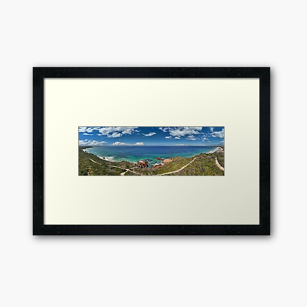 Item preview, Coastal Beauty: A Panoramic View of Mallacoota's Mummy Rock and Surrounding Beaches designed and sold by Colin Dixon.
