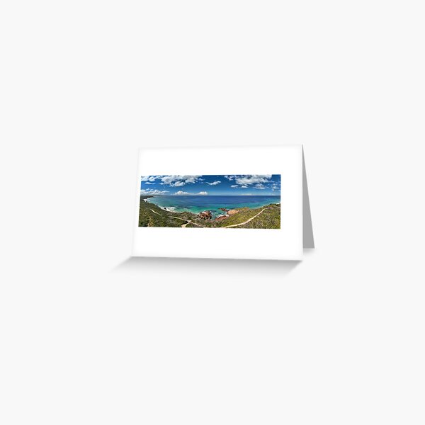Item preview, Coastal Beauty: A Panoramic View of Mallacoota's Mummy Rock and Surrounding Beaches designed and sold by Colin Dixon.