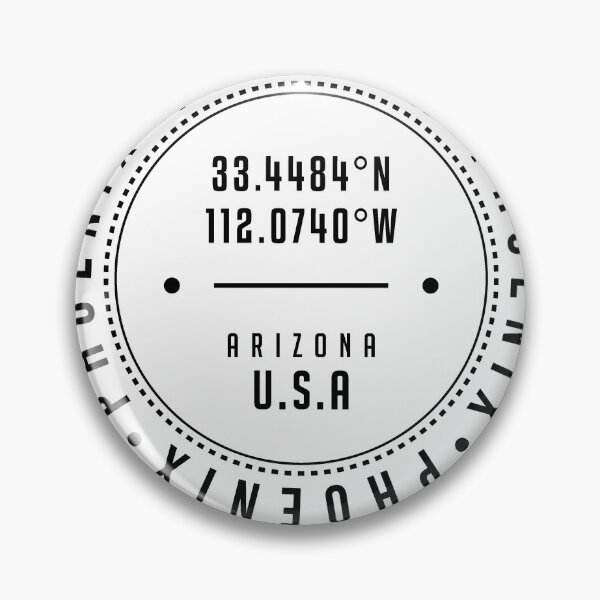 Item preview, Phoenix, Arizona, USA - 1 - City Coordinates Typography Print - Classic, Minimal designed and sold by Studio Grafiikka.