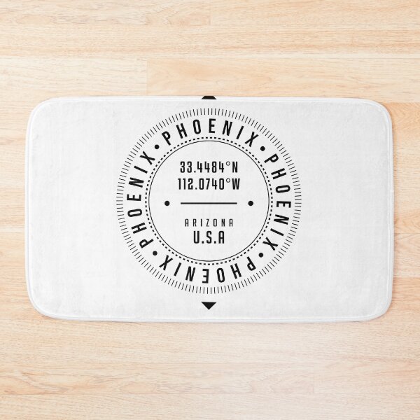 Item preview, Phoenix, Arizona, USA - 1 - City Coordinates Typography Print - Classic, Minimal designed and sold by Studio Grafiikka.