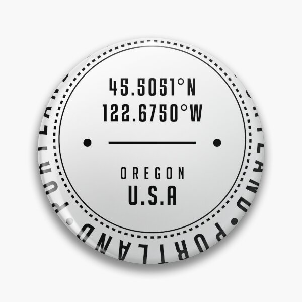 Item preview, Portland, Oregon, USA - 1 - City Coordinates Typography Print - Classic, Minimal designed and sold by Studio Grafiikka.
