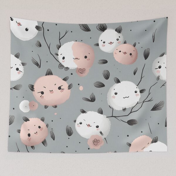 Item preview, Fluffy cotton designed and sold by ArtfulLivingMX.