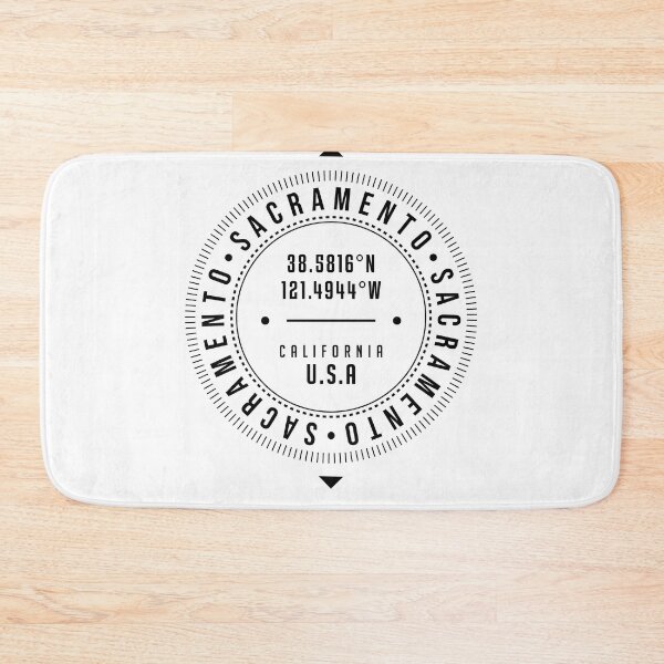Item preview, Sacramento, California, USA - 1 - City Coordinates Typography Print - Classic, Minimal designed and sold by Studio Grafiikka.