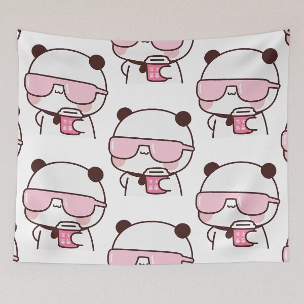 Item preview, Cute Bubu Is Watching Movie With Dudu   designed and sold by witherspooncind.
