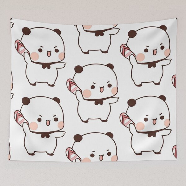 Item preview, Cute Bubu is Throwing Flip-flops At Dudu Since He Teases Bubu    designed and sold by witherspooncind.