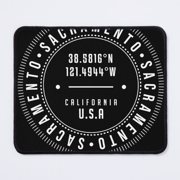 Item preview, Sacramento, California, USA - 1 - City Coordinates Typography Print - Classic, Minimal designed and sold by Studio Grafiikka.