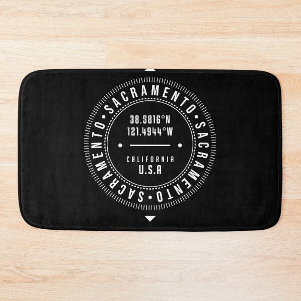 Item preview, Sacramento, California, USA - 1 - City Coordinates Typography Print - Classic, Minimal designed and sold by Studio Grafiikka.