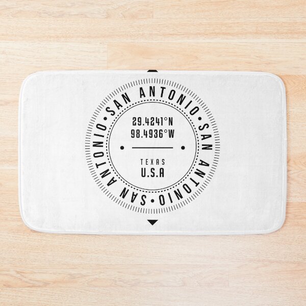 Item preview, San Antonio, Texas, USA - 1 - City Coordinates Typography Print - Classic, Minimal designed and sold by Studio Grafiikka.