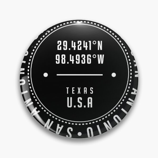 Item preview, San Antonio, Texas, USA - 1 - City Coordinates Typography Print - Classic, Minimal designed and sold by Studio Grafiikka.