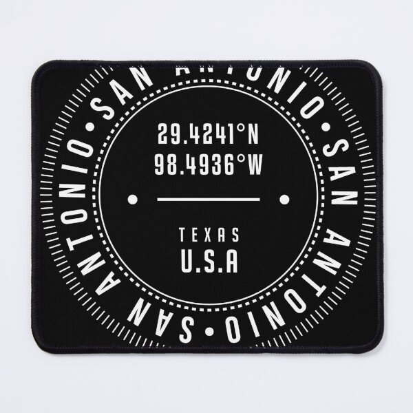 Item preview, San Antonio, Texas, USA - 1 - City Coordinates Typography Print - Classic, Minimal designed and sold by Studio Grafiikka.