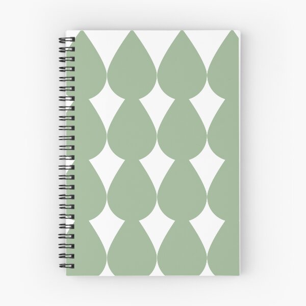 Item preview, Sage Green Raindrop Geometric Design designed and sold by burbankdesigns.