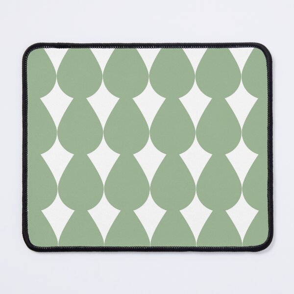 Item preview, Sage Green Raindrop Geometric Design designed and sold by burbankdesigns.