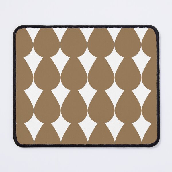 Item preview, Coyote Brown Raindrop Abstract Pattern designed and sold by burbankdesigns.
