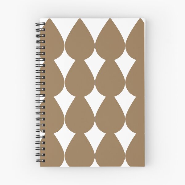 Item preview, Coyote Brown Raindrop Abstract Pattern designed and sold by burbankdesigns.