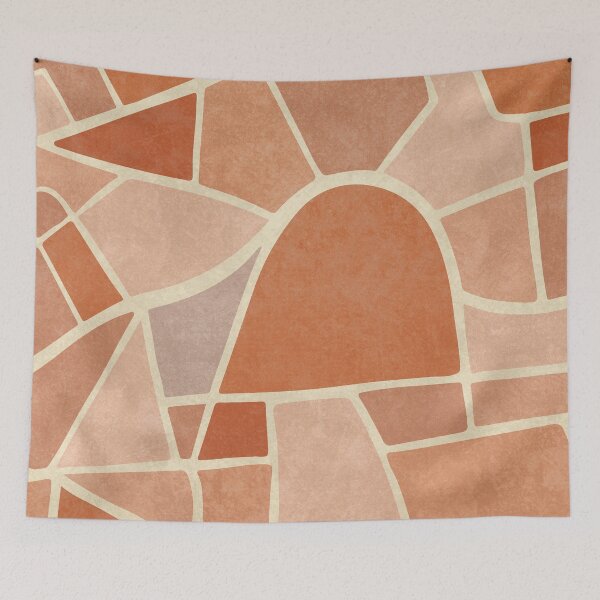 Item preview, Abstract earth tone shapes designed and sold by Miss-Belle.