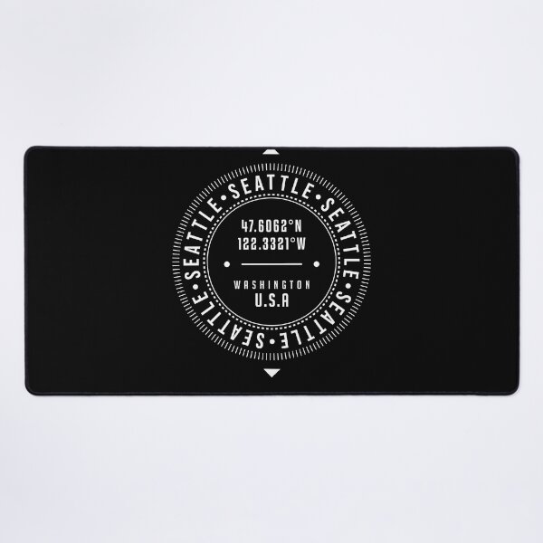 Item preview, Seattle, Washington, USA - 1 - City Coordinates Typography Print - Classic, Minimal designed and sold by Studio Grafiikka.