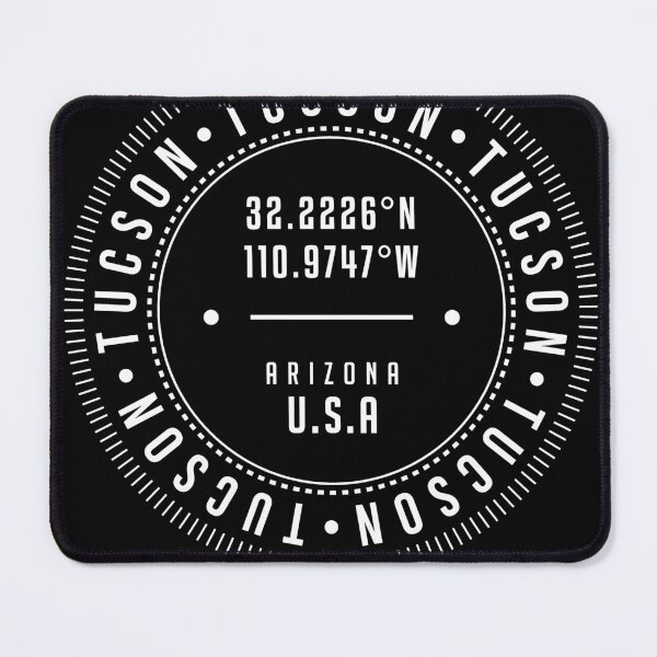 Item preview, Tucson, Arizona, USA - 1 - City Coordinates Typography Print - Classic, Minimal designed and sold by Studio Grafiikka.