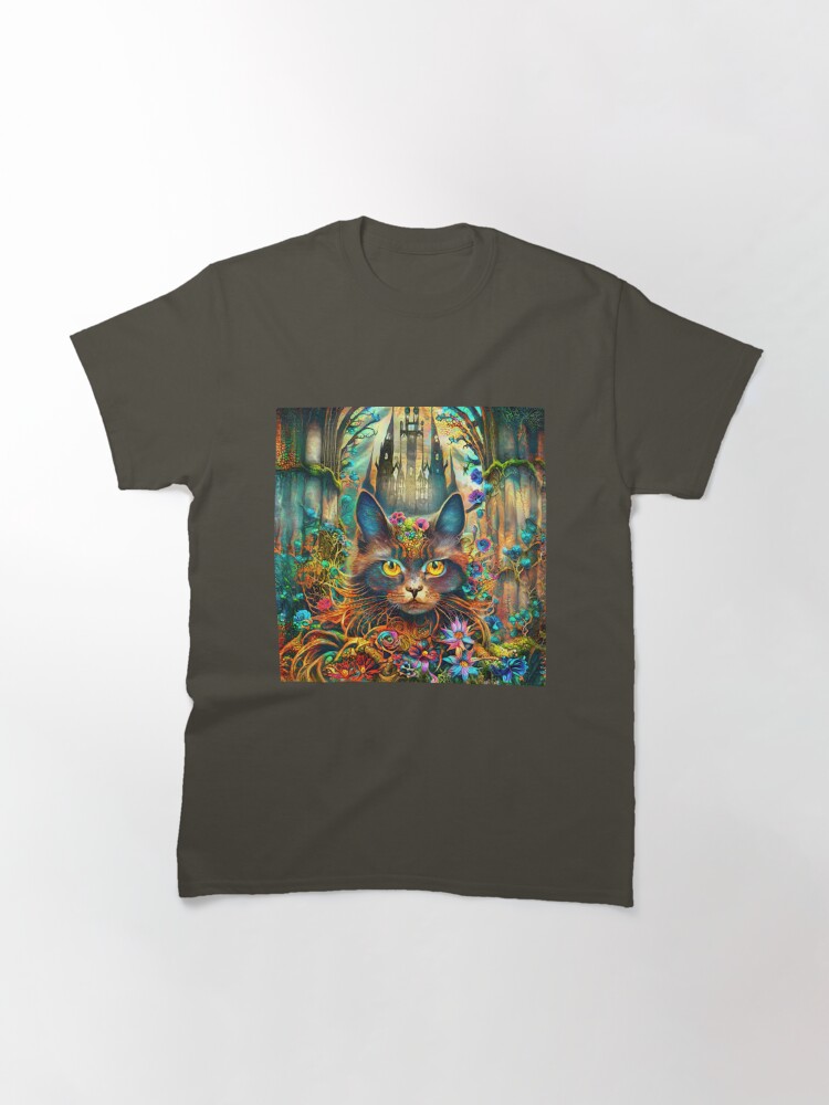 Thumbnail 2 of 7, Classic T-Shirt, Deep Dream abstraction designed and sold by blackhalt.