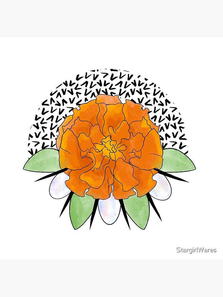 Marigold and Opal - October Birth Flower and October Birthstone