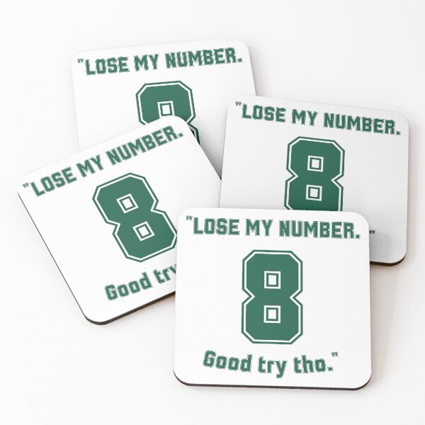 Item preview, Aaron Rodgers signs with the jets, lose my number good try tho number 8 designed and sold by miriamyk.