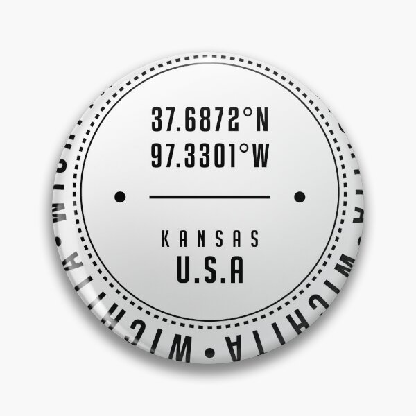 Item preview, Wichita, Kansas, USA - 1 - City Coordinates Typography Print - Classic, Minimal designed and sold by Studio Grafiikka.