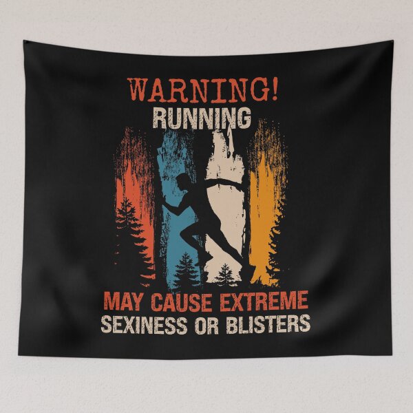 Item preview, Warning Running may cause extreme sexiness or blisters designed and sold by HomeCoquette.