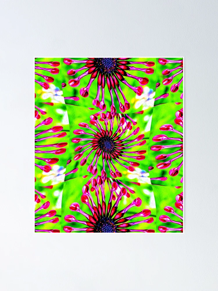 Thumbnail 1 of 3, Poster, Cute Daisy Pattern designed and sold by Patternflower.