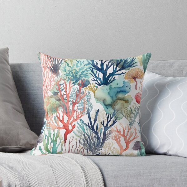 Item preview, Beautiful Coral Watercolour designed and sold by sensiblepony.