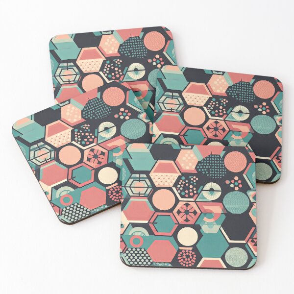 Item preview, Retro Geometric Shapes Abstract designed and sold by KhimeraPoint.