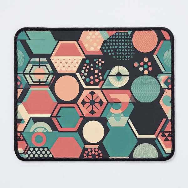 Item preview, Retro Geometric Shapes Abstract designed and sold by KhimeraPoint.