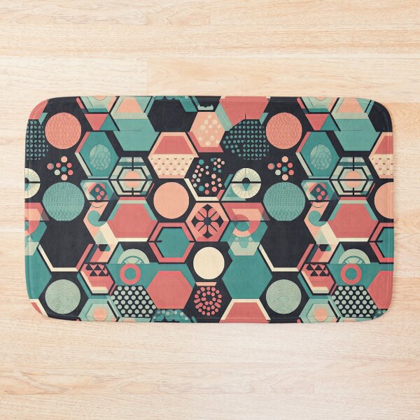 Item preview, Retro Geometric Shapes Abstract designed and sold by KhimeraPoint.