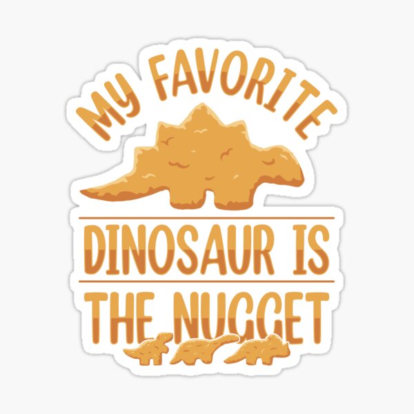 Aperçu de l'œuvre Mon dinosaure préféré est la pépite créée et vendue par mikkashirts.
