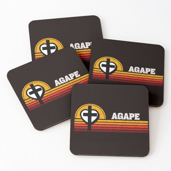Item preview,  Retro Agape Love Defined 1 Corinthians 13:4-7 Bible Verse  designed and sold by BeansHotTees.