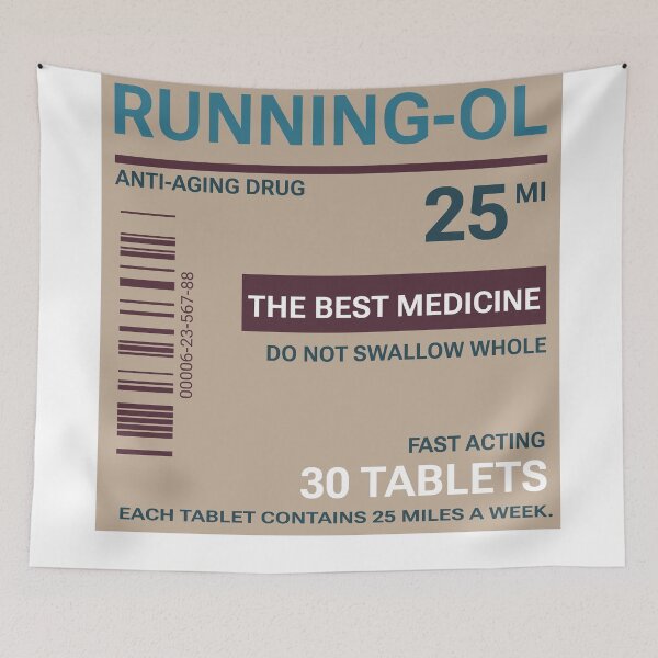 Item preview,  Running anti aging drug joke designed and sold by HomeCoquette.