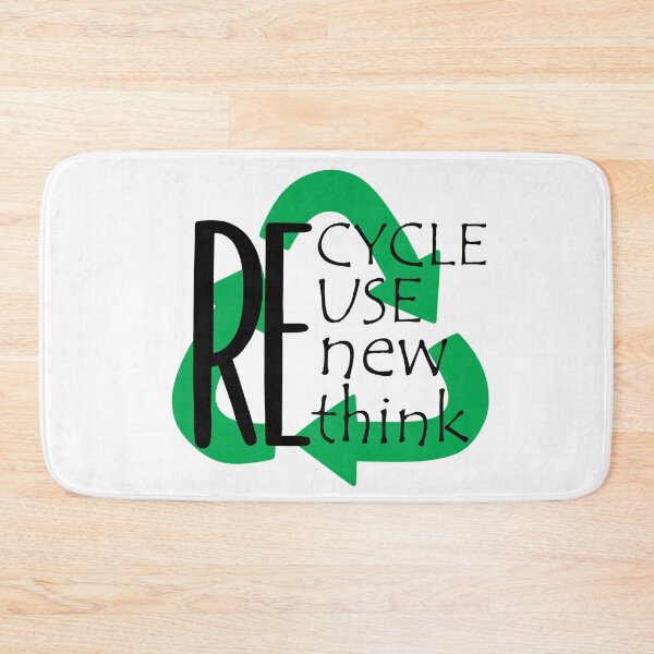 Item preview, recycle reuse renew rethink designed and sold by designsmaster99.