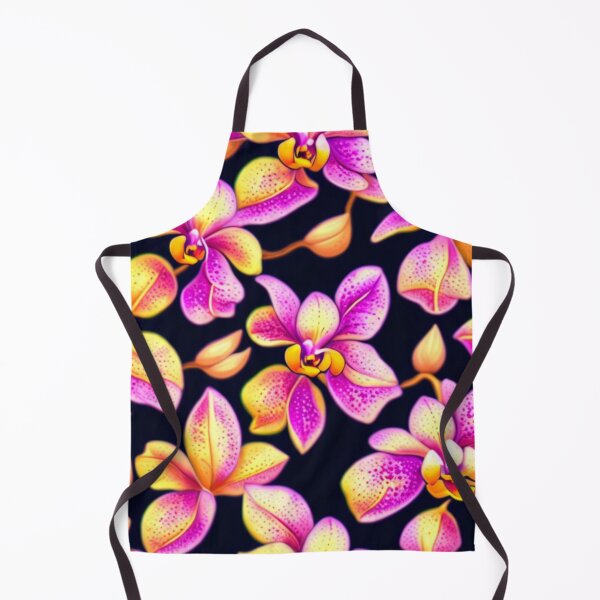 Item preview, Orchid flowers and leaves pattern design designed and sold by Warih.