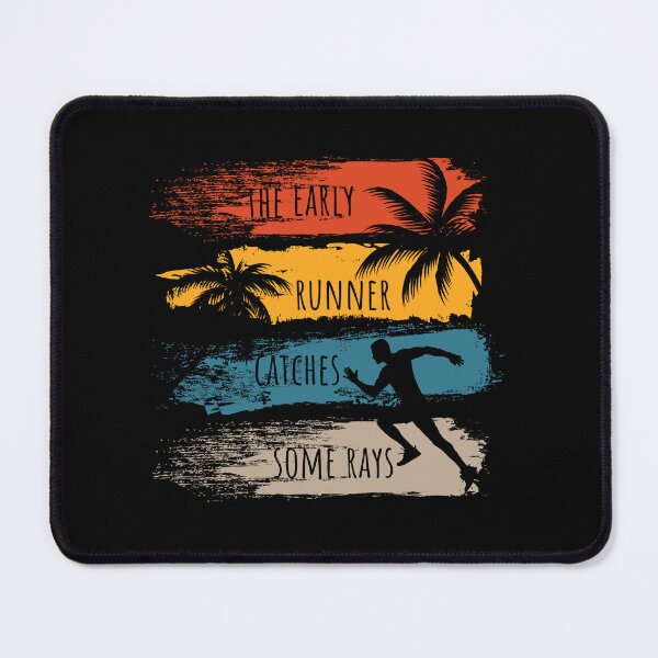 Item preview, The early runner catches some rays Running pun designed and sold by HomeCoquette.