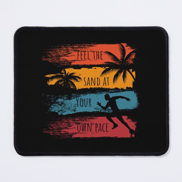 Item preview, Feel the sand at your own pace Running on the beach designed and sold by HomeCoquette.