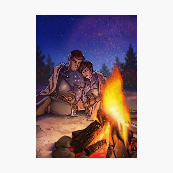 Campfire Stories Photographic Print
