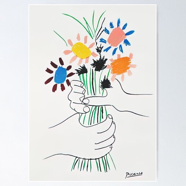 Aperçu de l'œuvre bouquet of peace flowers créée et vendue par ElizaAvila.