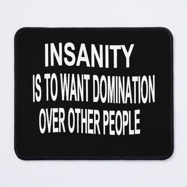 Item preview, INSANITY (White Writing) designed and sold by C J Lewis.