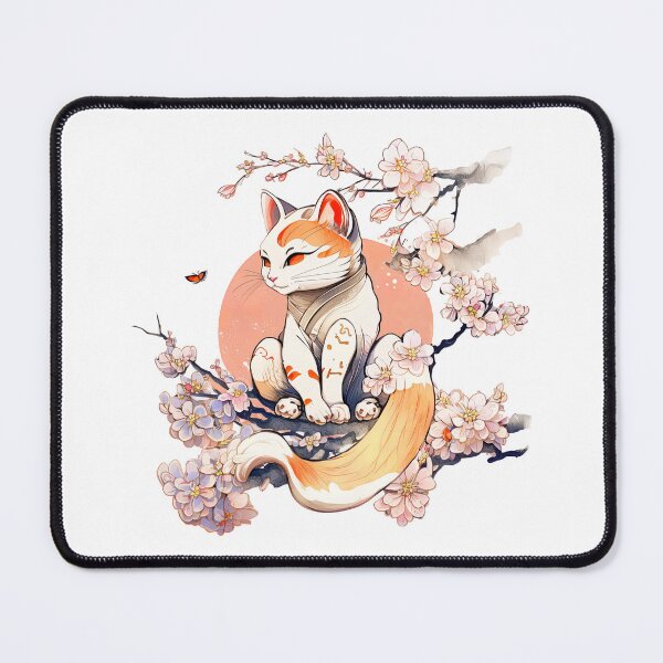 Item preview, Sakura cat | Japanesee Anime Style designed and sold by mtperspective.