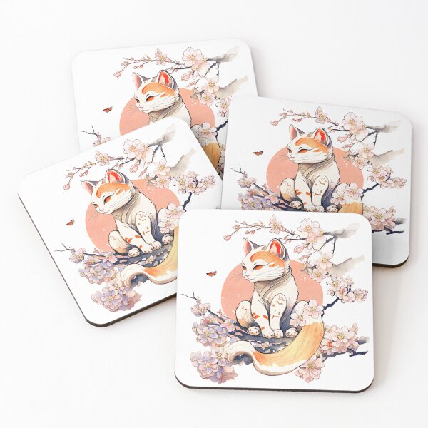 Item preview, Sakura cat | Japanesee Anime Style designed and sold by mtperspective.