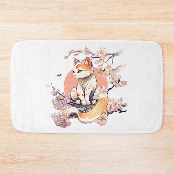 Item preview, Sakura cat | Japanesee Anime Style designed and sold by mtperspective.