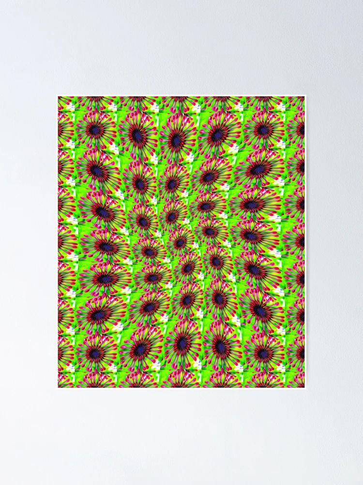 Thumbnail 1 of 3, Poster, Cute Daisy Pattern designed and sold by Patternflower.