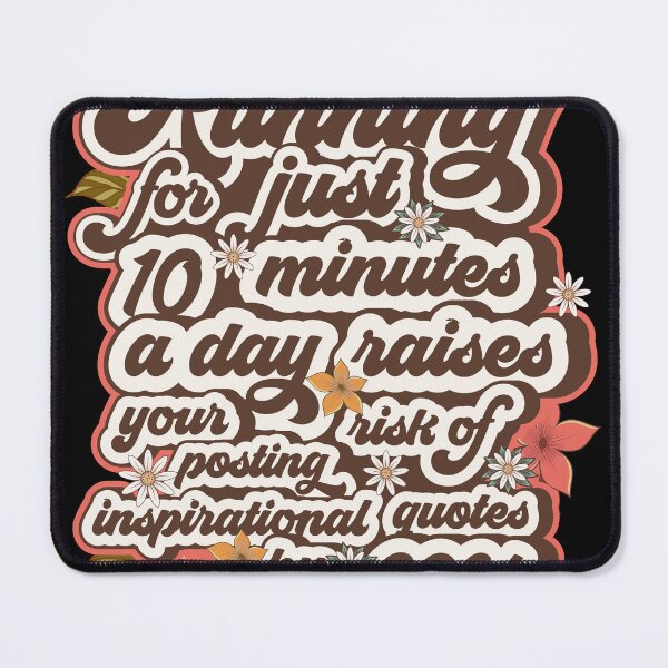 Item preview, Running joke groovy floral pattern designed and sold by HomeCoquette.