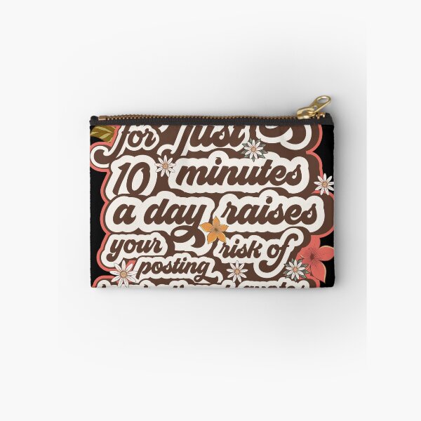 Item preview,  Running joke groovy floral pattern designed and sold by HomeCoquette.