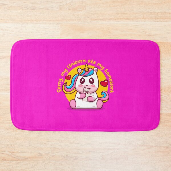 Item preview, Unicorn ate my homework (on dark colors) designed and sold by messy-nessie.
