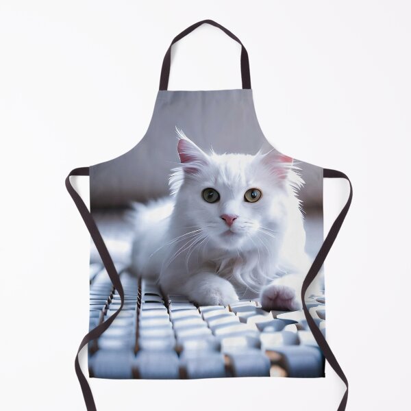 Item preview, Adorable white cat, for digital prints designed and sold by Printframes.